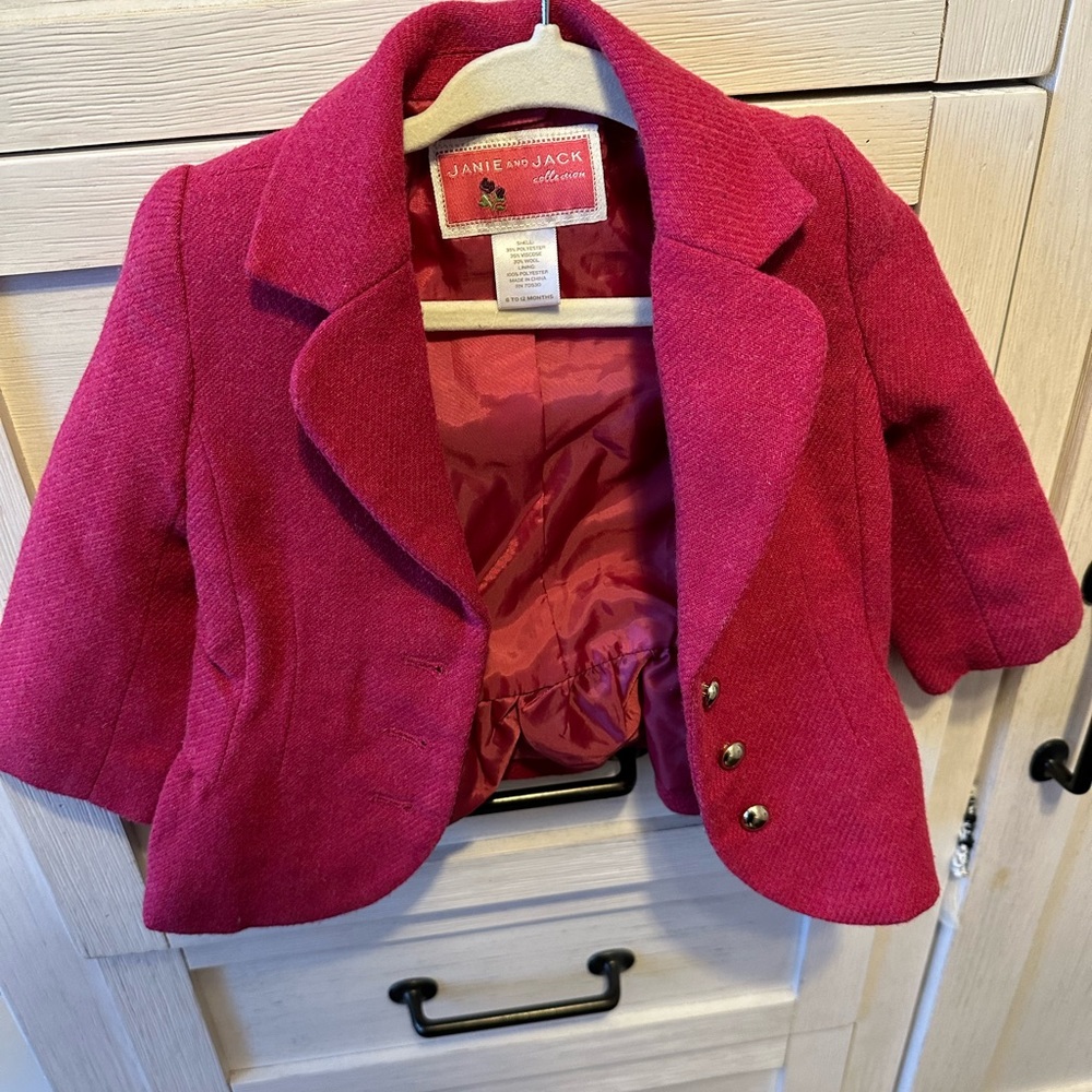 Pink dress coat